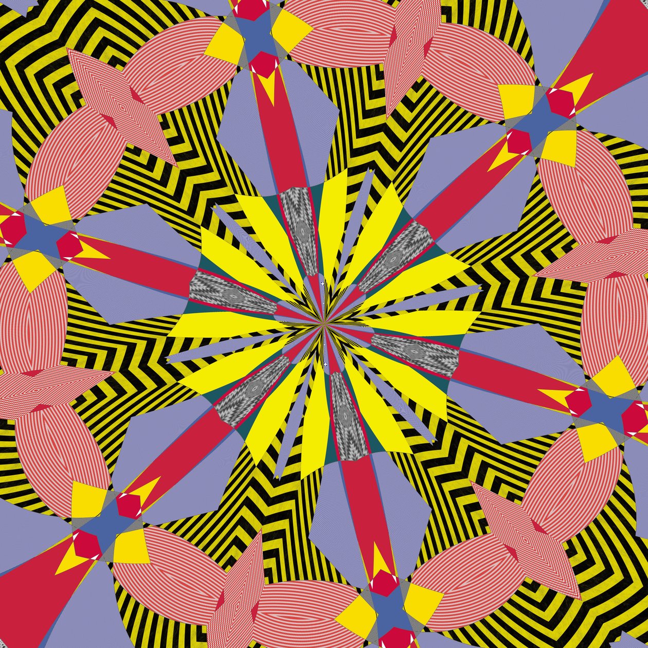 symmetri #29,2019,(blandet medier) af Alex Caminker