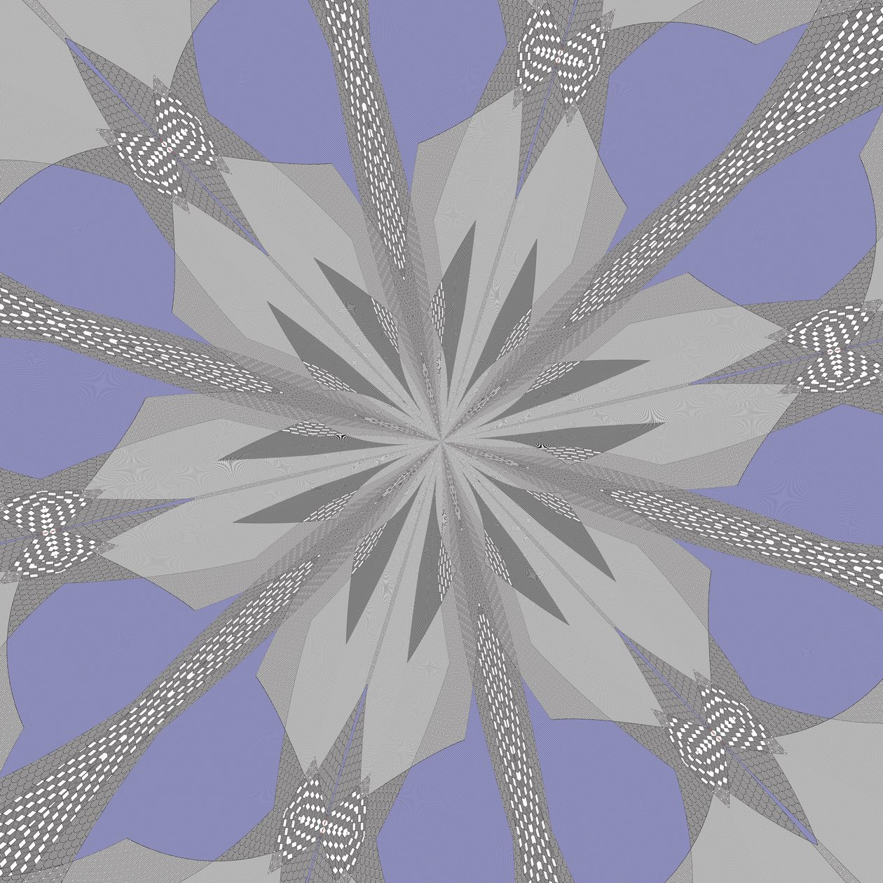 symmetri #35,2019,(blandet medier) af Alex Caminker