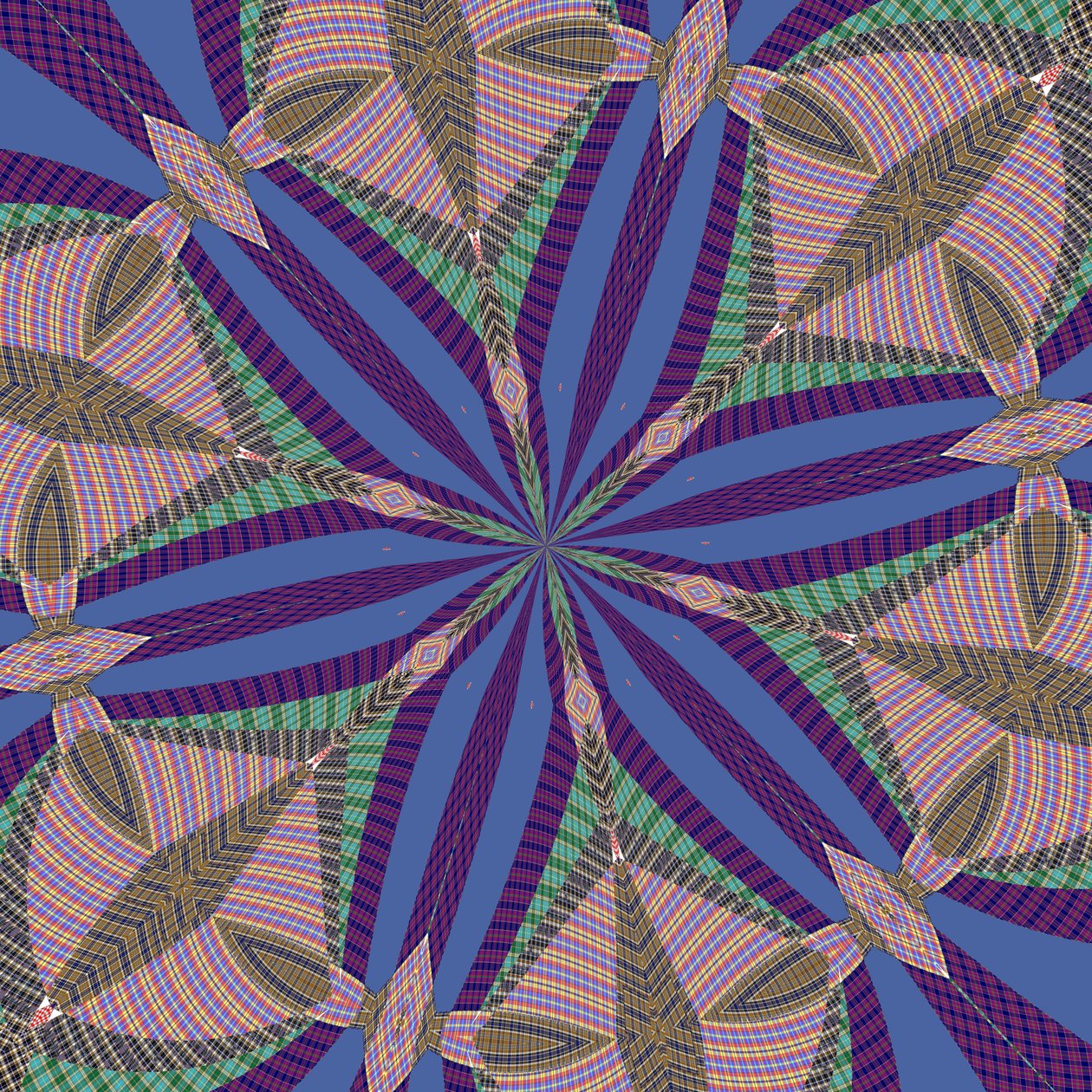 symmetri #36,2019,(blandet medier) af Alex Caminker