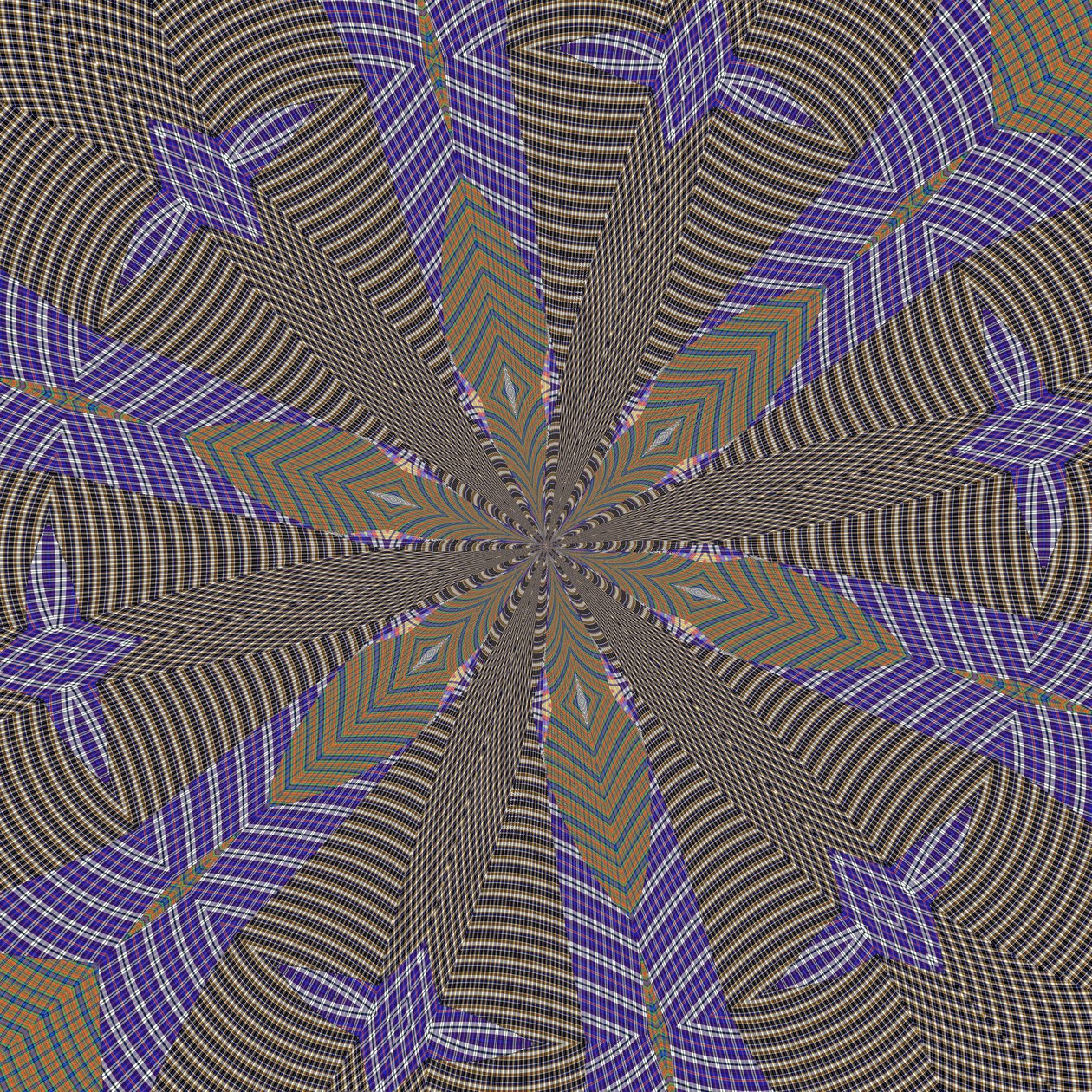 symmetri #38,2019,(blandet medier) af Alex Caminker