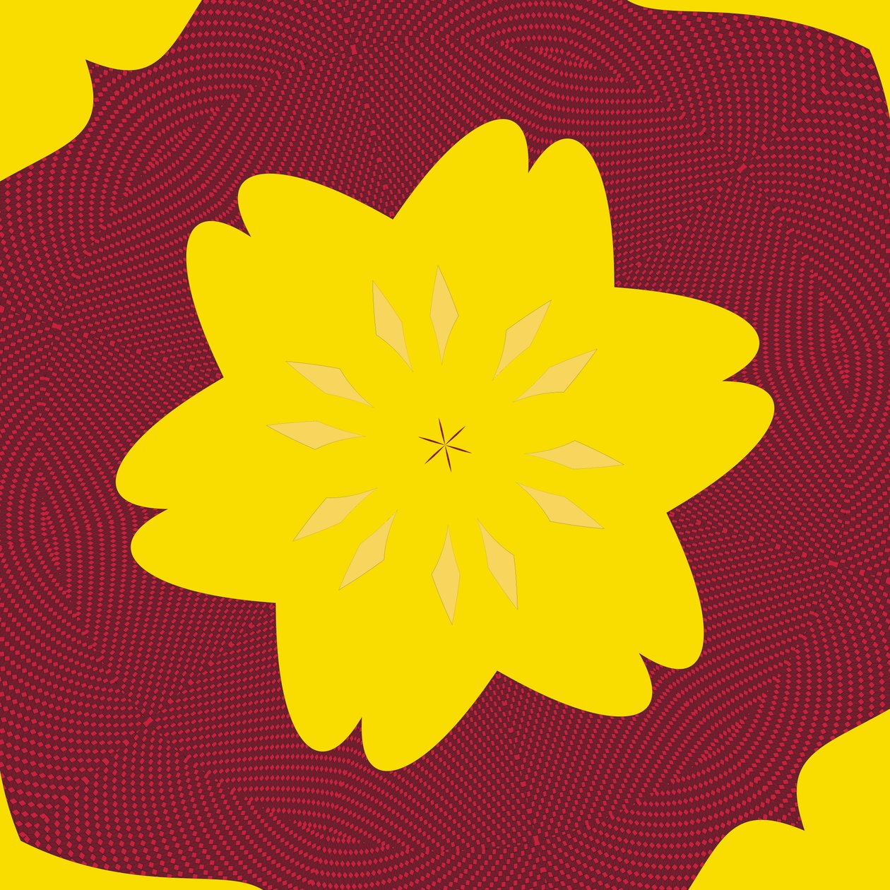 symmetri #50,2019,(blandet medier) af Alex Caminker