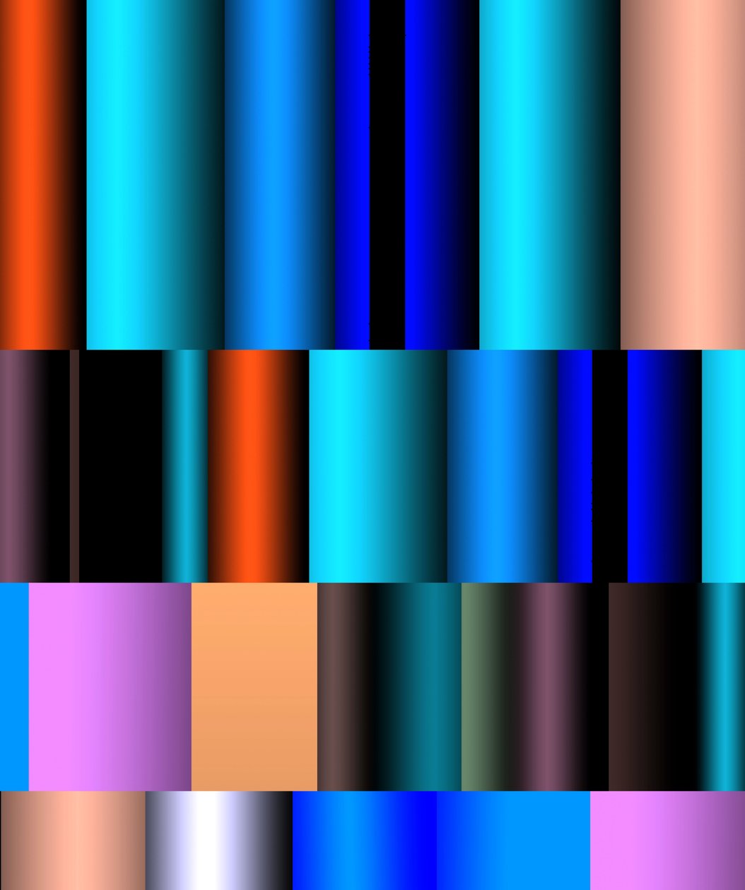 rørformet mekanisme, 2017, (gradient) af Alex Caminker
