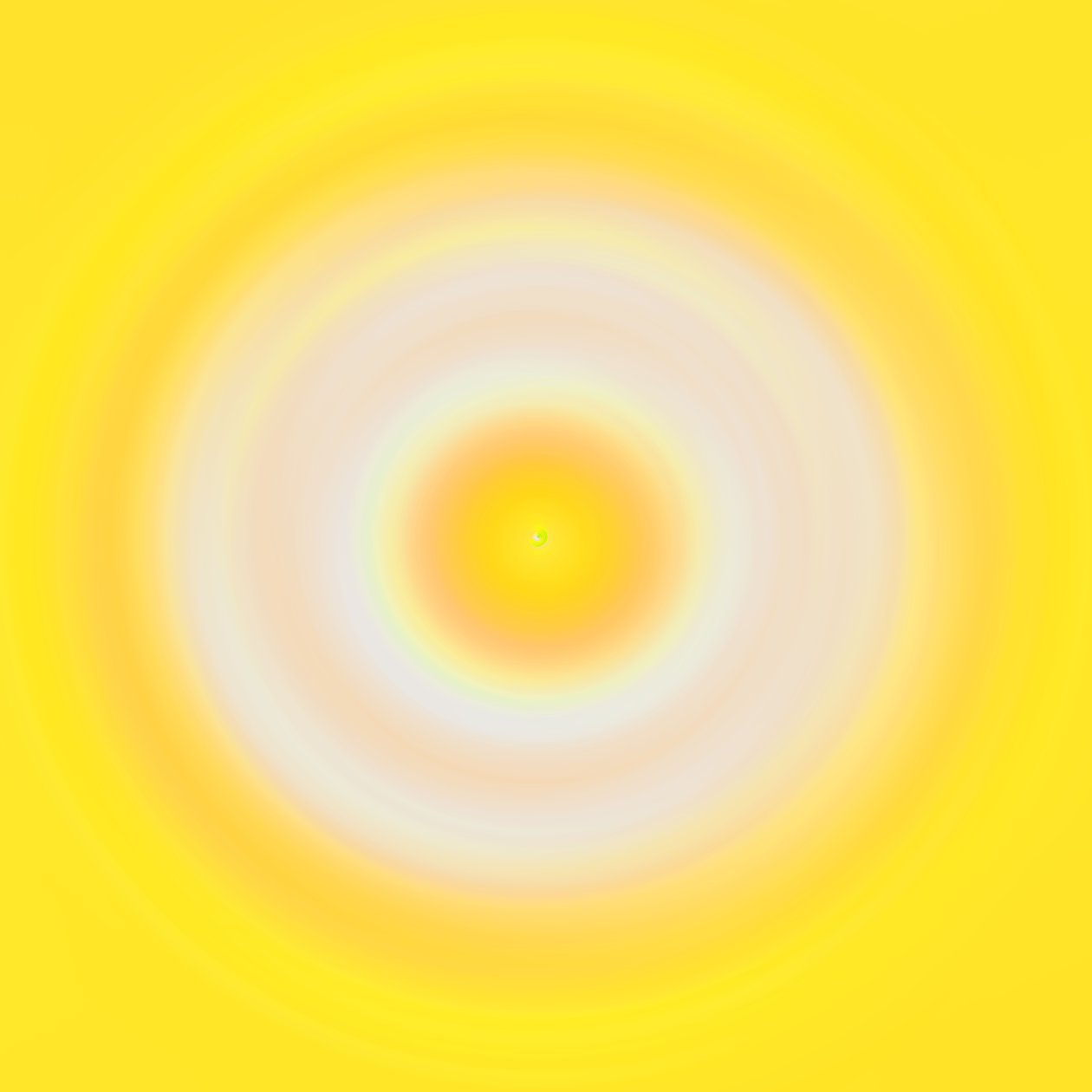 gul prik, 2019, (blandet medier) af Alex Caminker
