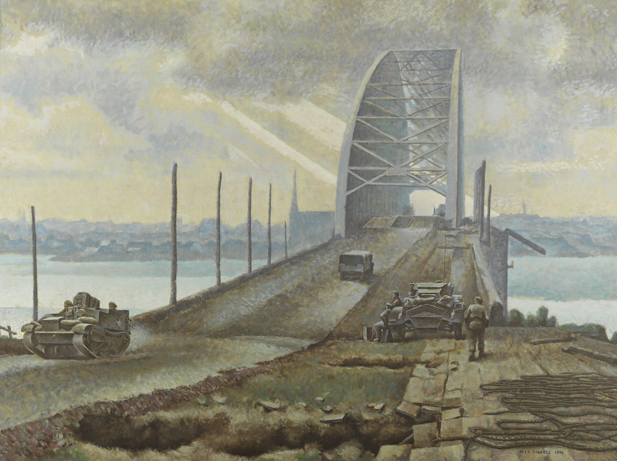 Nijmegen-broen, Holland af Alex Colville