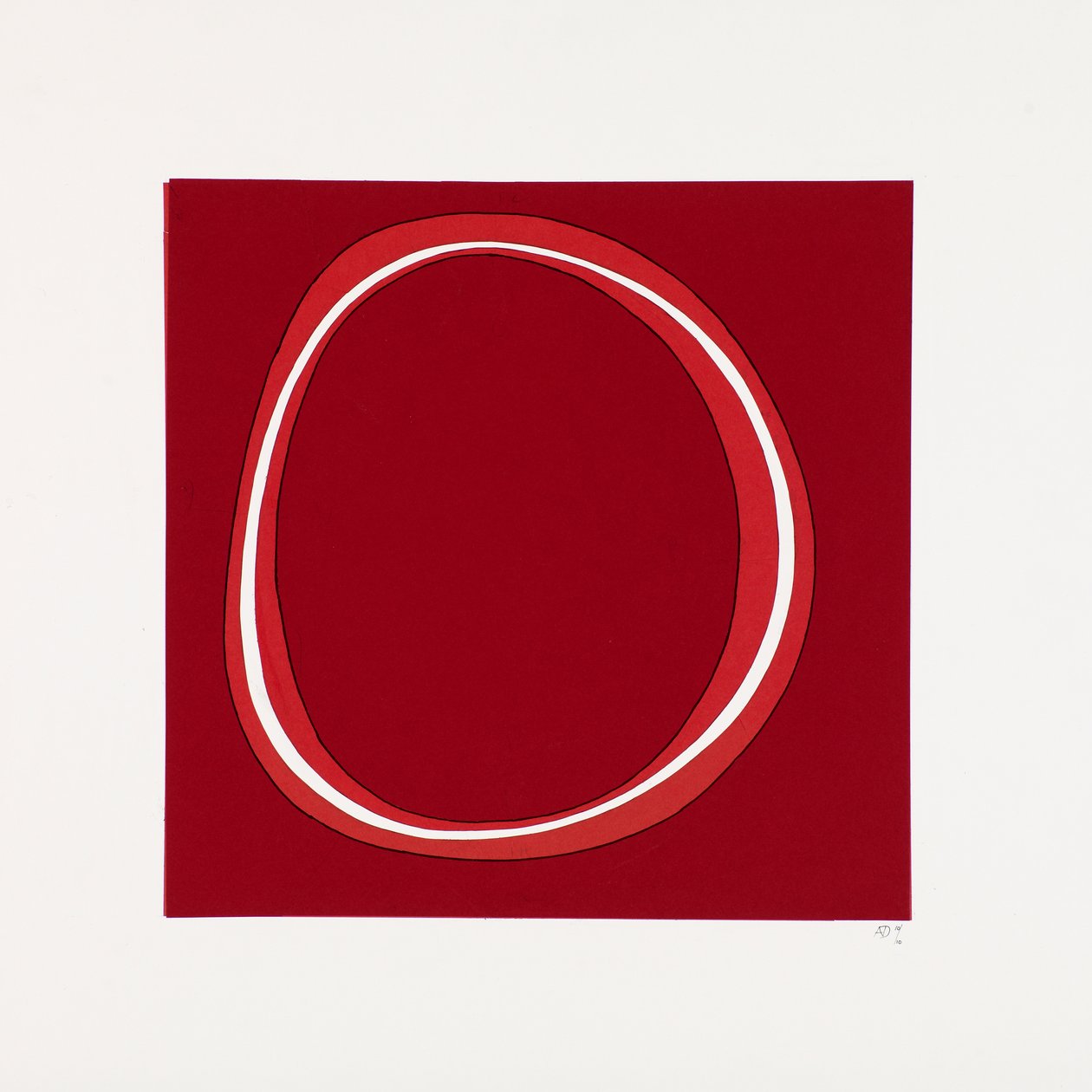 Rød cirkel af Alex Dunn