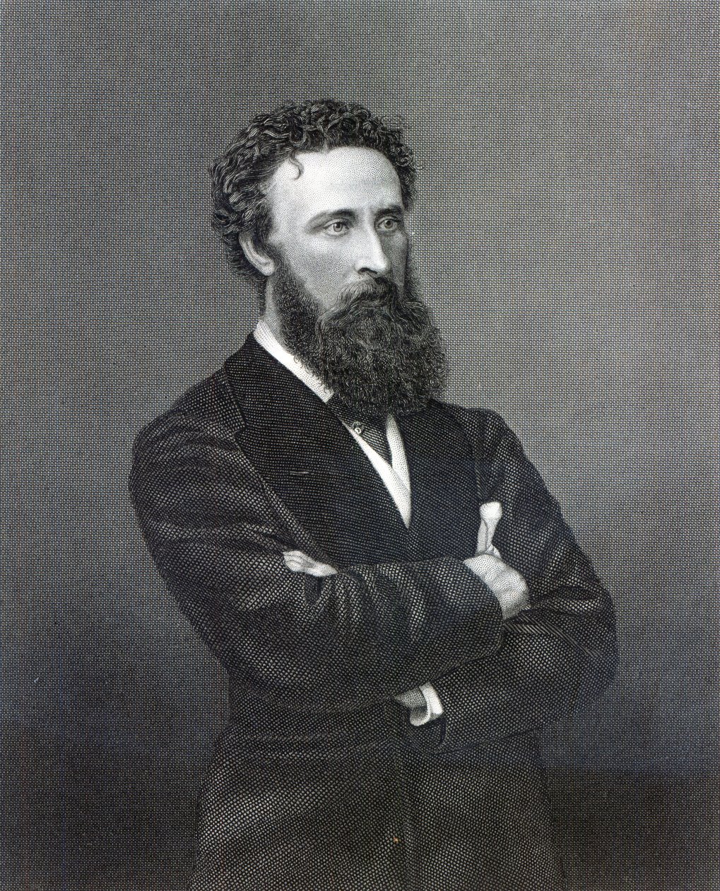 Lord Lytton, graveret af Edward Stodart af Alexander Bassano