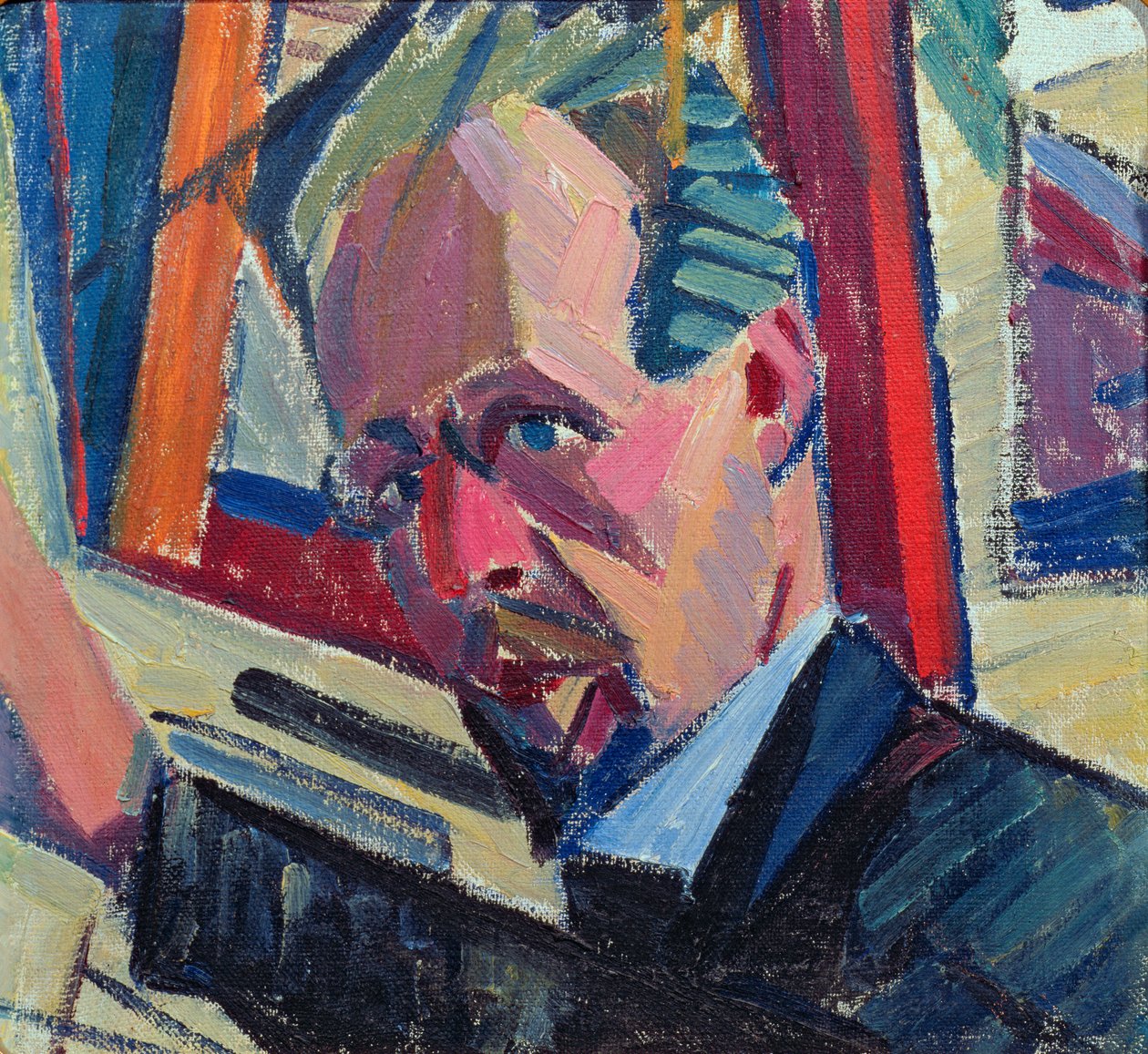 Selvportræt, 1913 af Alexander Bogomazov