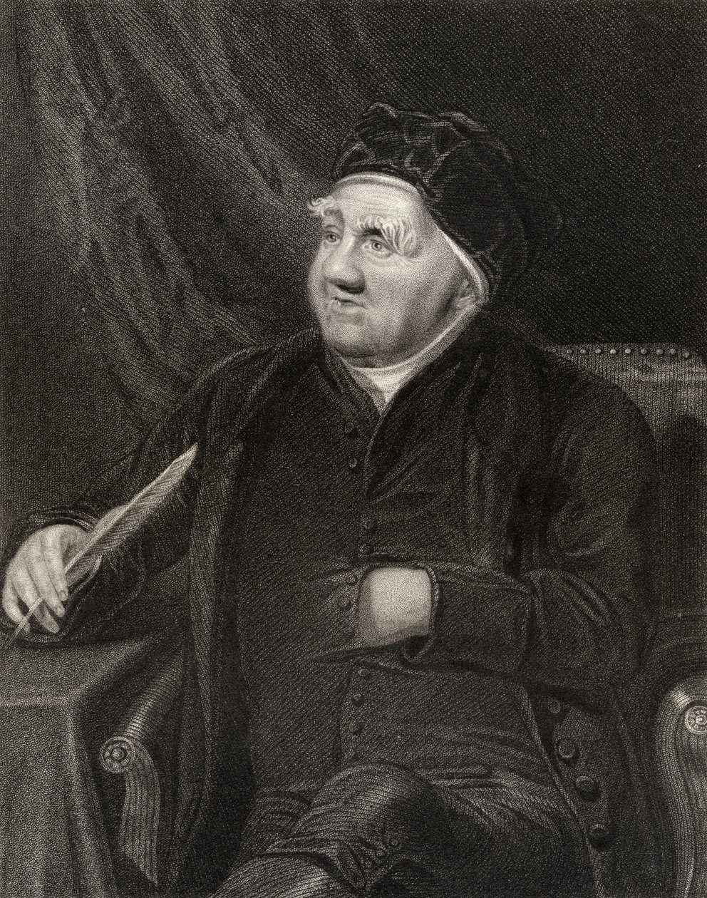 Samuel Parr, graveret af John Cochran (fl.1821-65), fra 