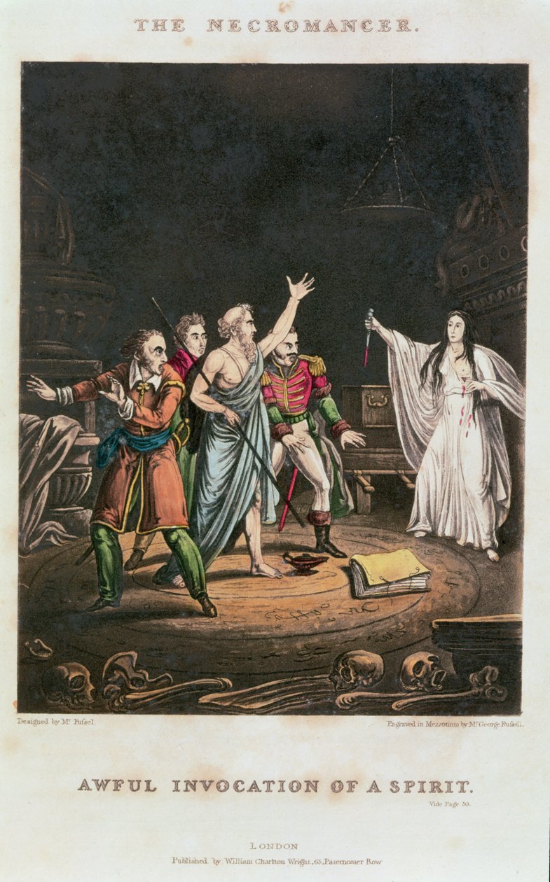 Awful Invocation of a Spirit, illustration til 