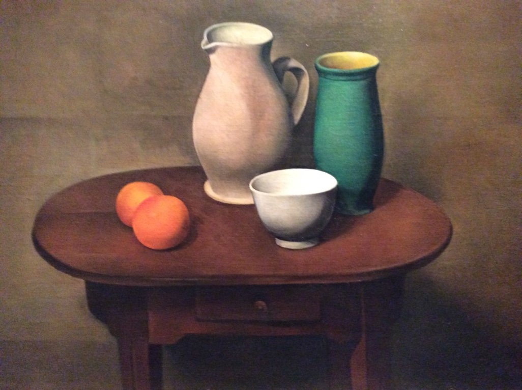 Atelierbordet af Alexander Kanoldt