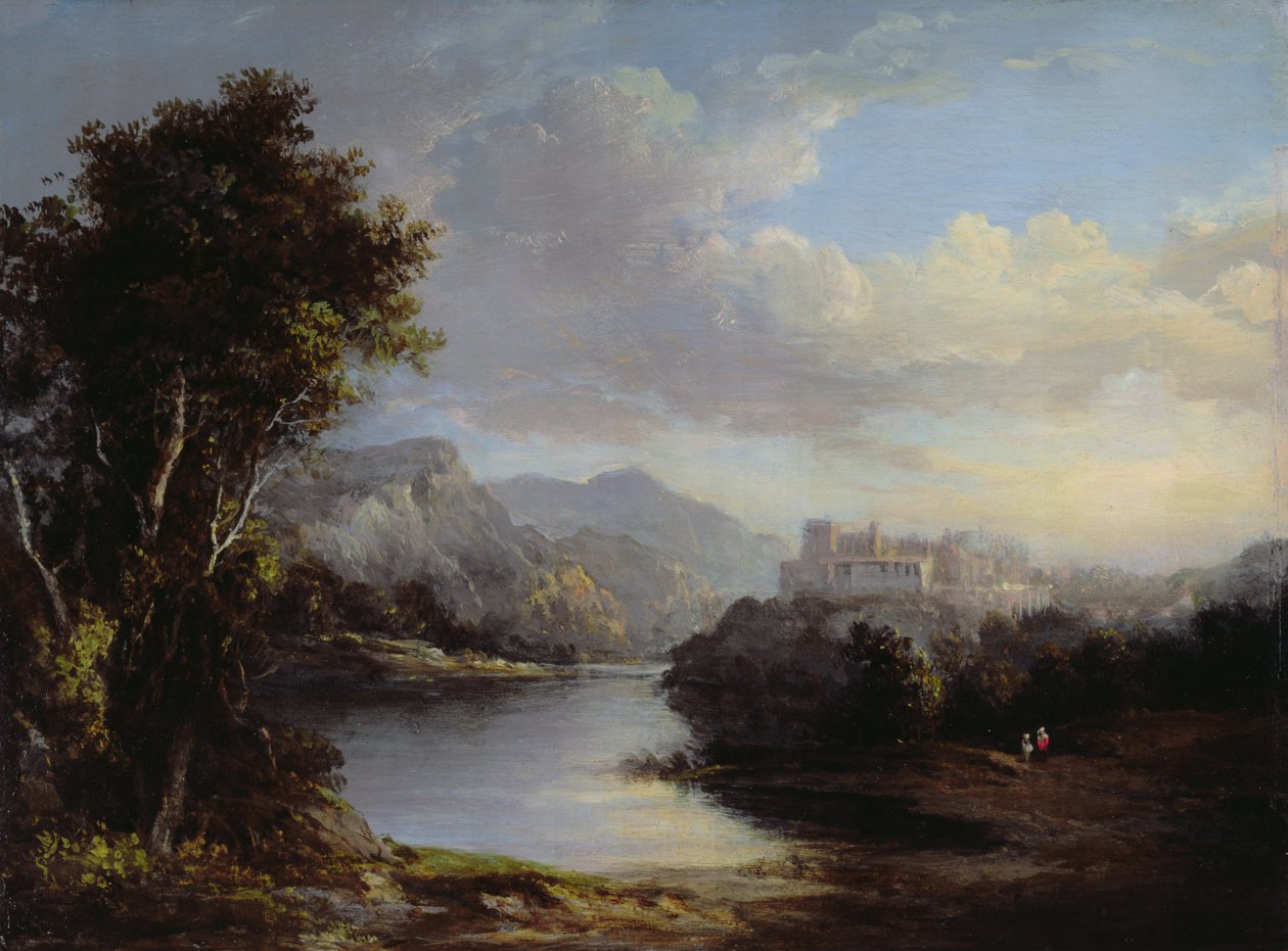 Klassisk Landskab af Alexander Nasmyth