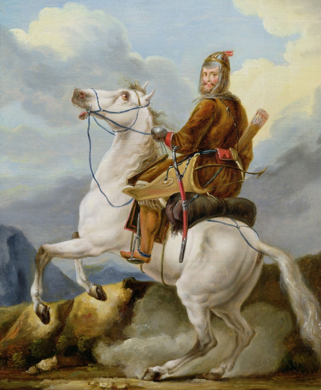 En orientalsk kriger af Alexander Osipovich Orlowski