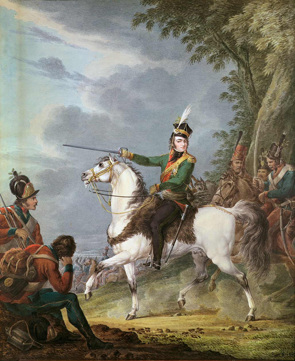 Prins Jozef Antoni Poniatowski (1763-1813) 1809-13 af Alexander Osipovich Orlowski