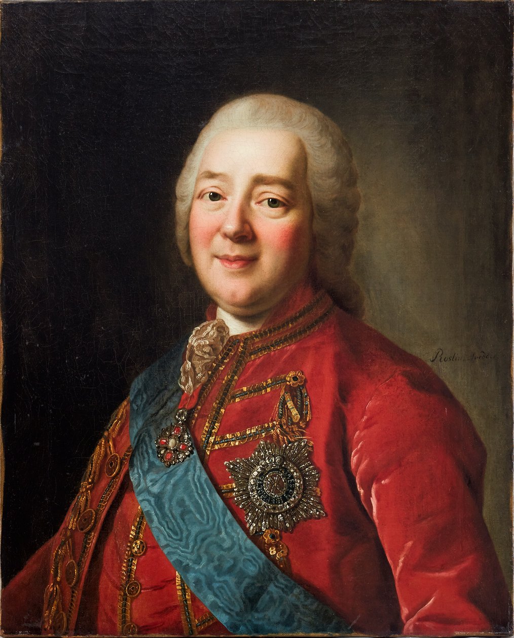 Portrættet forestiller den russiske greve Nikita Ivanovich Panin (1718-1783) af Alexander Roslin