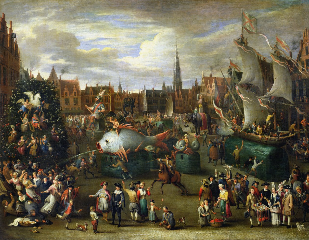 Festival i Antwerpen af Alexander van Bredael