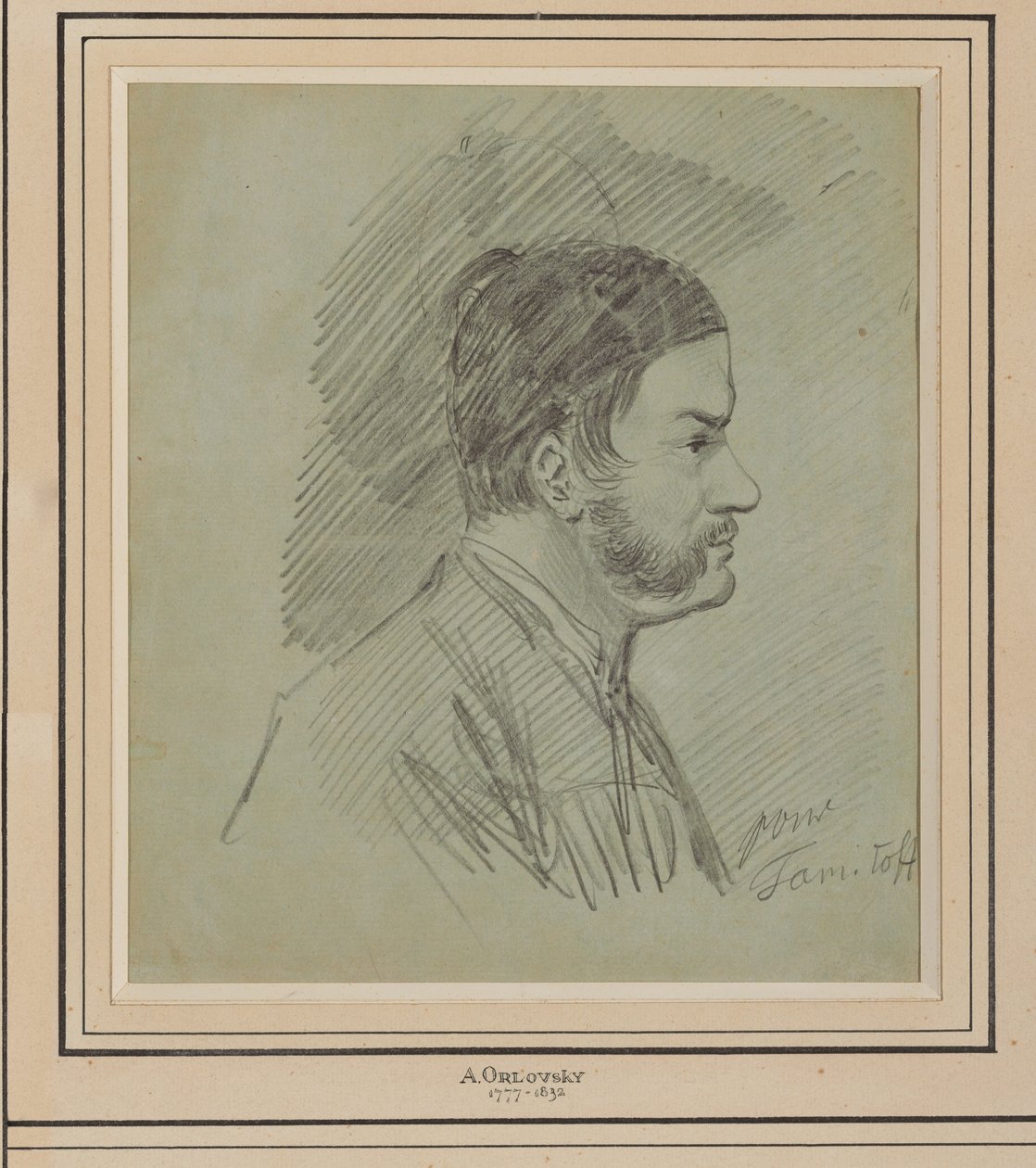 Selvportræt af Alexander Orlowski