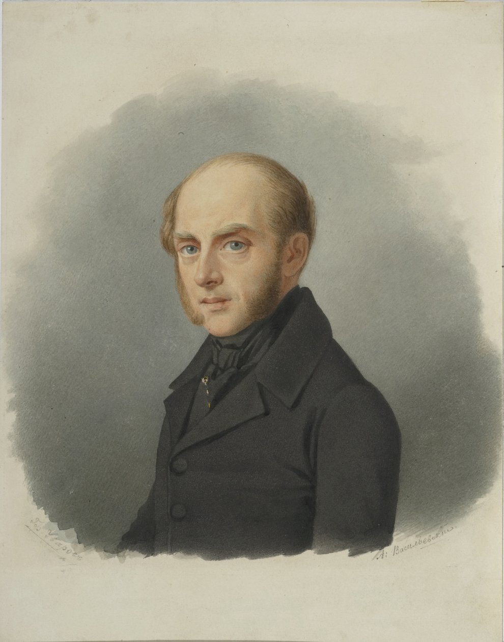 Portræt af grev Sergey Semionovich Uvarov 1786-1855, begyndelsen af 1840