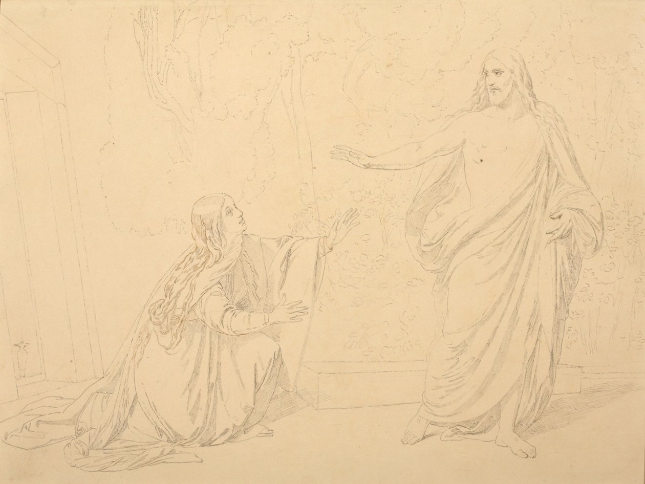 Noli me tangere, 1835 af Alexander Andreyevich Ivanov
