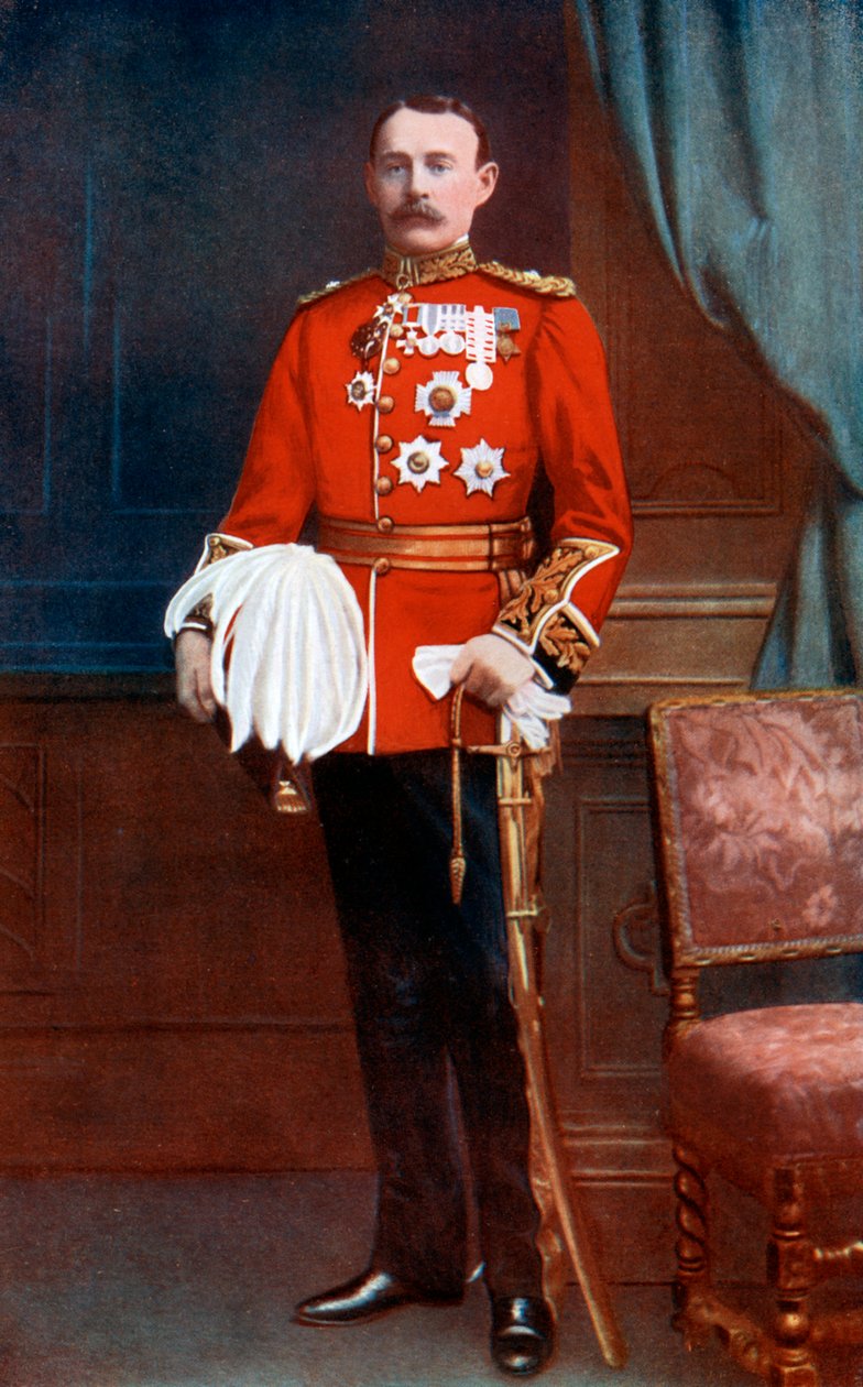 Generalløjtnant Sir Archibald Hunter, kommanderende for 10. division, Sydafrika, 1902. af Alexander Bassano