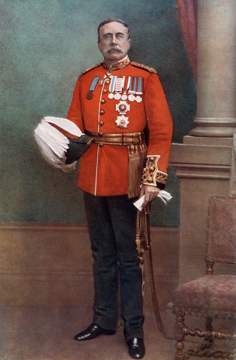Sir William Lockhart, øverstkommanderende i Indien, c1900 1902 af Alexander Bassano