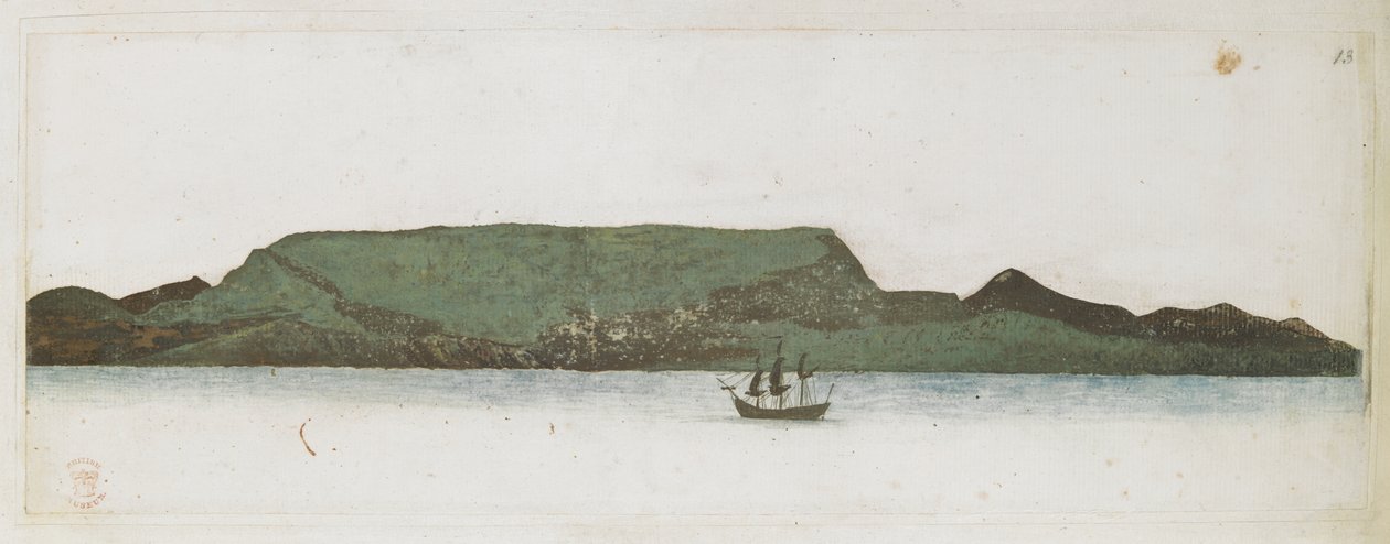Tilføj MS 15507 f.13 Endeavour, ud for kysten af Tierra del Fuego af Alexander Buchan