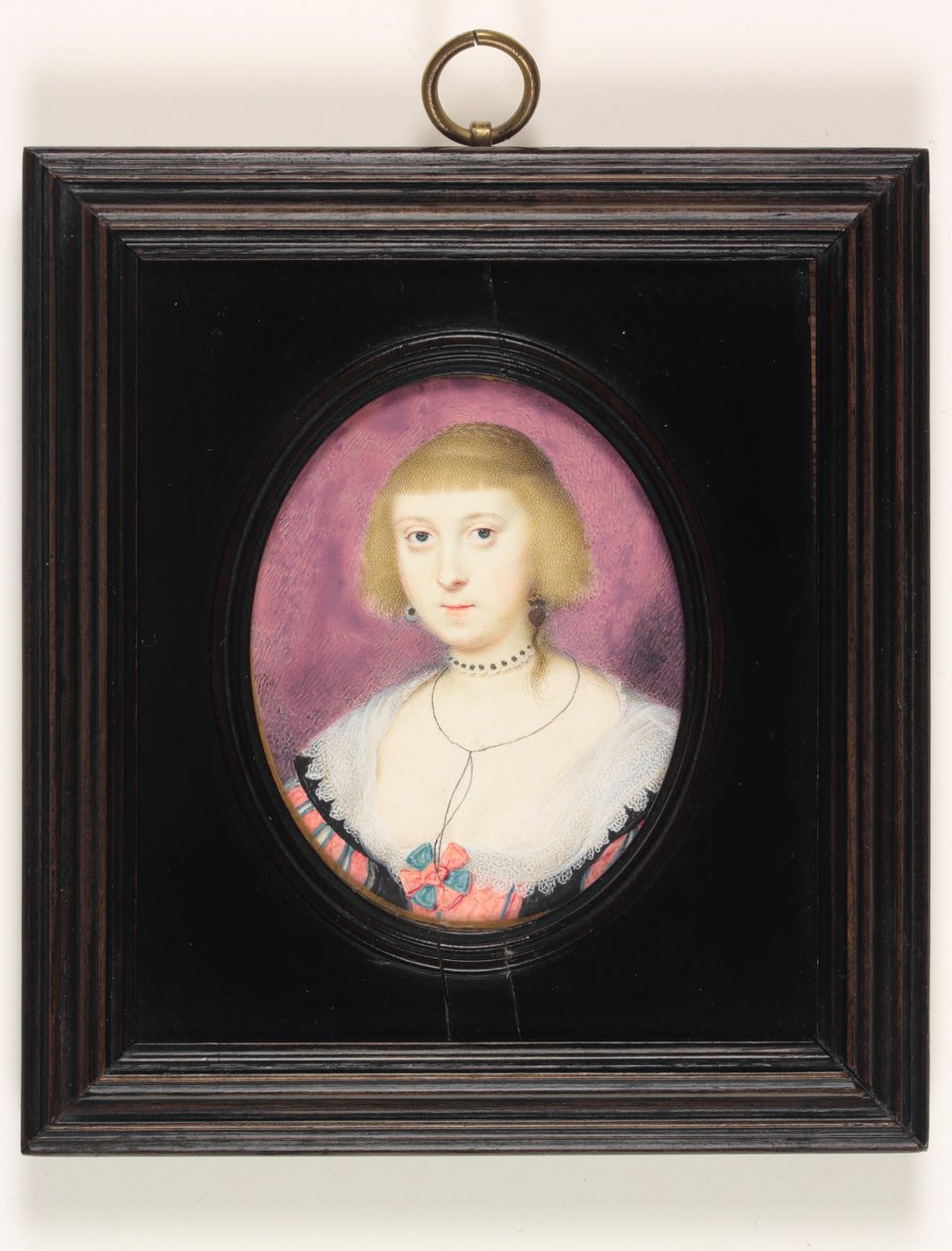 Lady Katherine Manners, hertuginde af Buckingham (akvarel på vellum) af Alexander Cooper