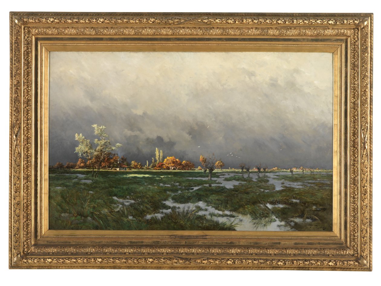 Solskin efter stormen (olie på lærred) af Alexander Coosemans