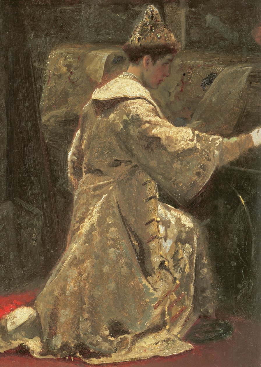 Tsar Alexei Mikhailovich, 1886 af Alexander Dimitrievitch Litovtchenko