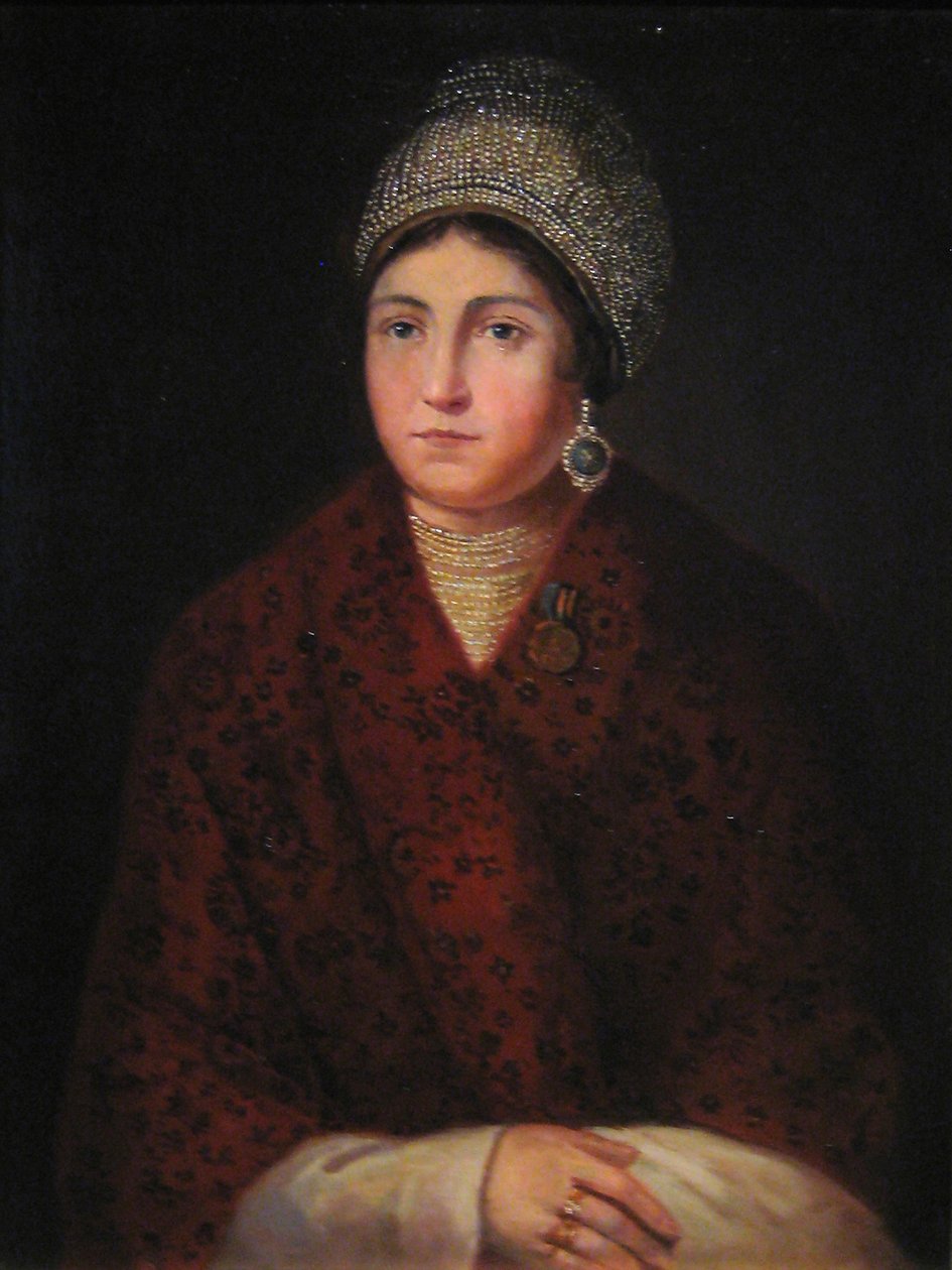 Vasilisa Kozhina, 1813 af Alexander F. Smirnov