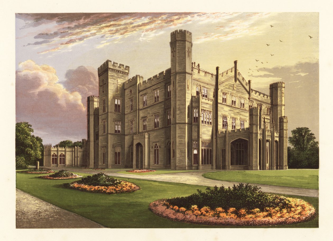 Apley Hall, Shropshire, England. af Alexander Francis (after) Lydon