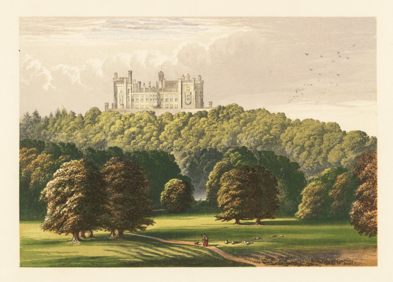 Belvoir Castle, Leicestershire, England. af Alexander Francis (after) Lydon