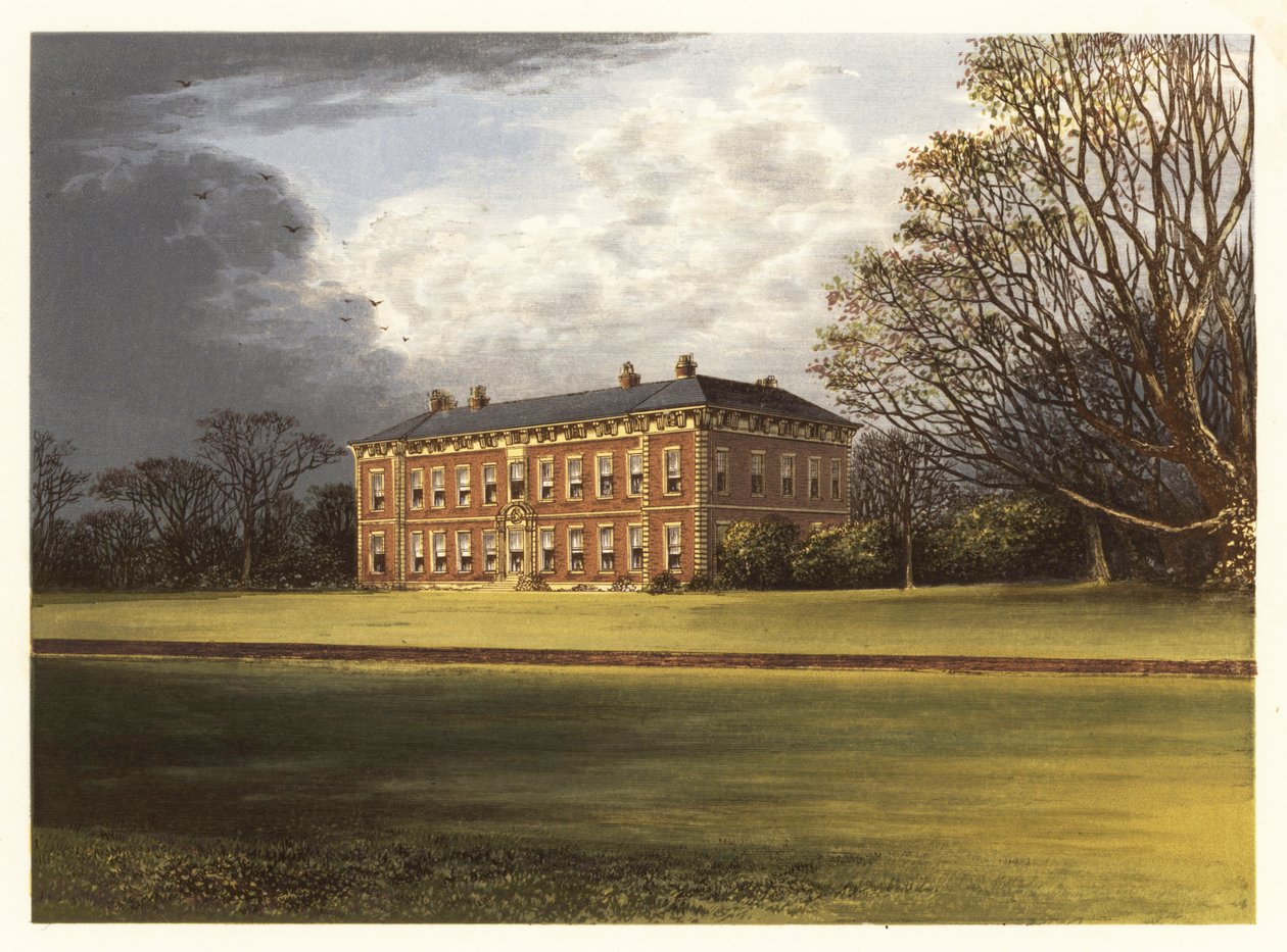 Beningbrough Hall, Yorkshire, England. 1880 (gravering) af Alexander Francis (after) Lydon
