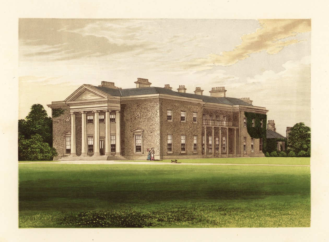 Bishops Court, County Kildare, Irland. af Alexander Francis (after) Lydon