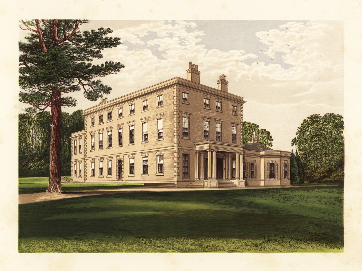 Carnanton House, Cornwall, England. af Alexander Francis (after) Lydon