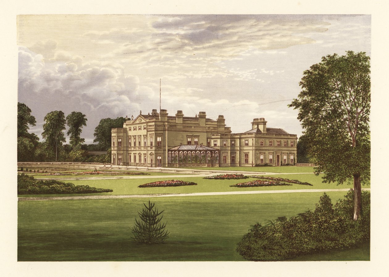 Dalton Hall, Yorkshire, England. af Alexander Francis (after) Lydon