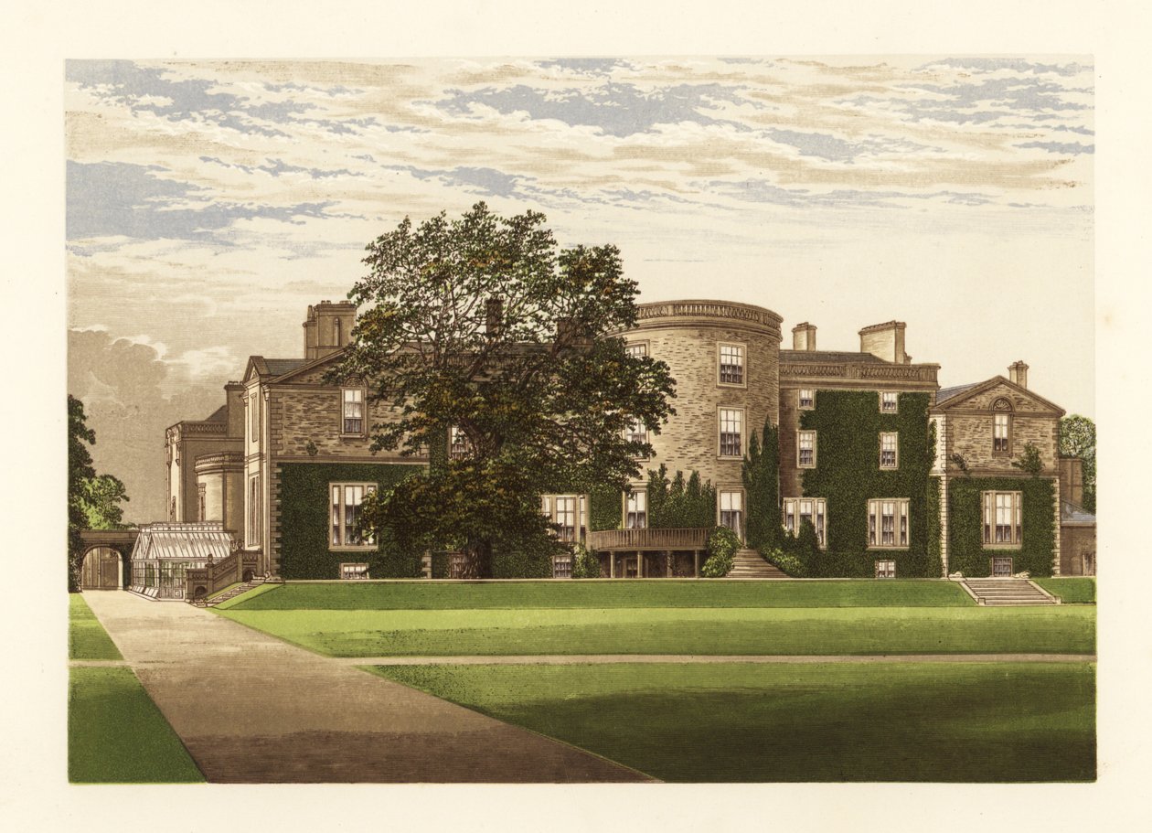 Galloway House, Wigtown, Skotland. af Alexander Francis (after) Lydon