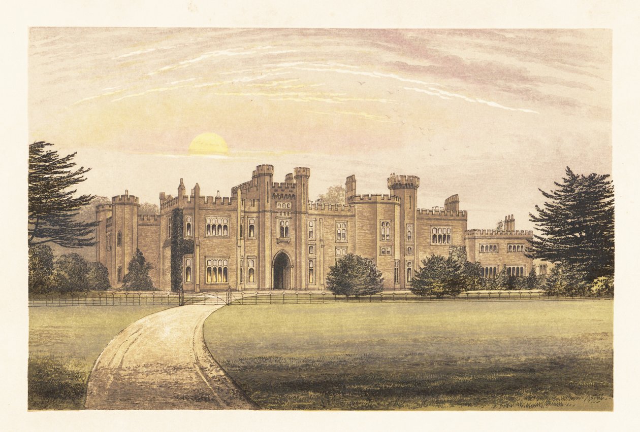 Garnstone, Herefordshire, England. ,1880 (gravering) af Alexander Francis (after) Lydon