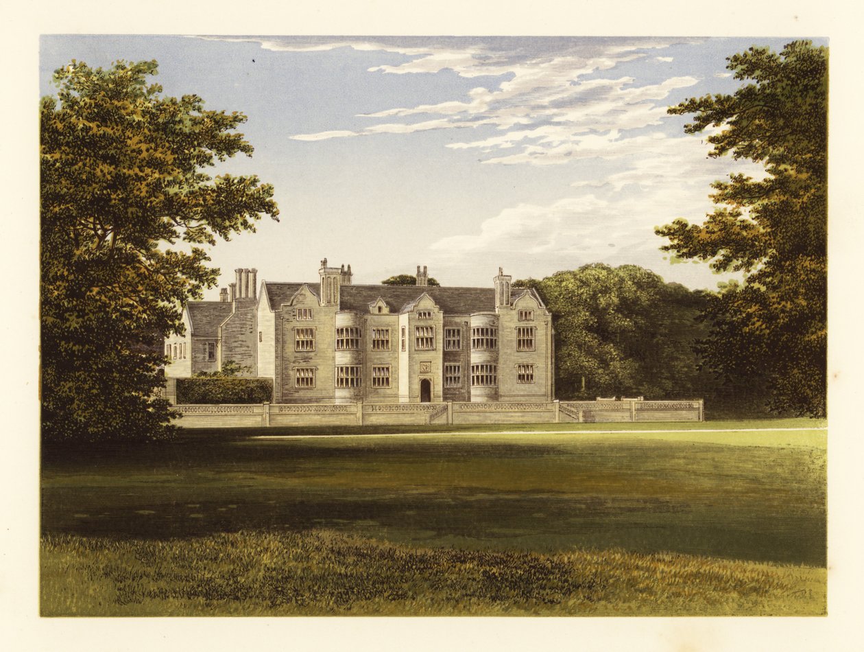 Glynde Place, Sussex, England. af Alexander Francis (after) Lydon