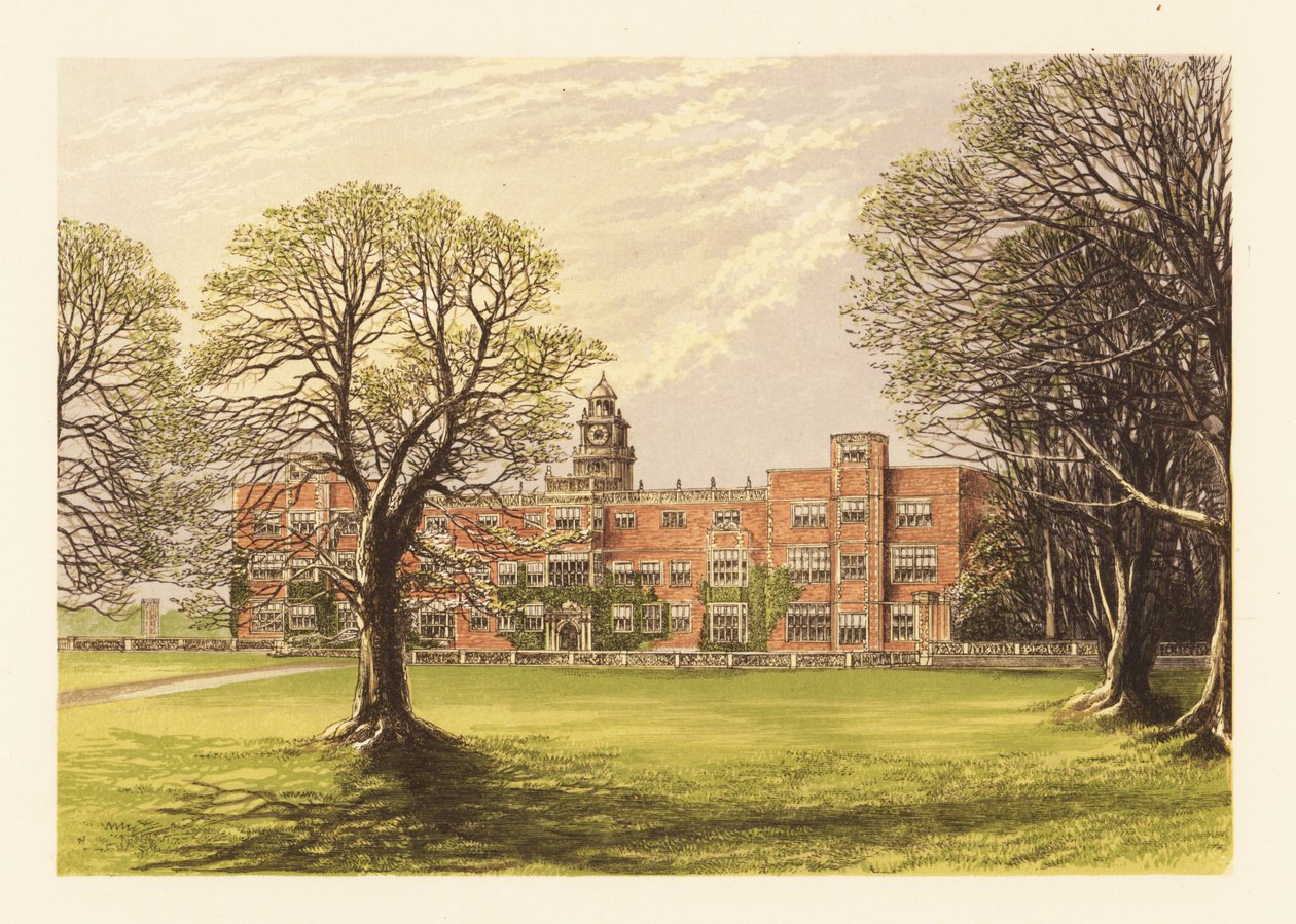 Hatfield House, Herefordshire, England. af Alexander Francis (after) Lydon