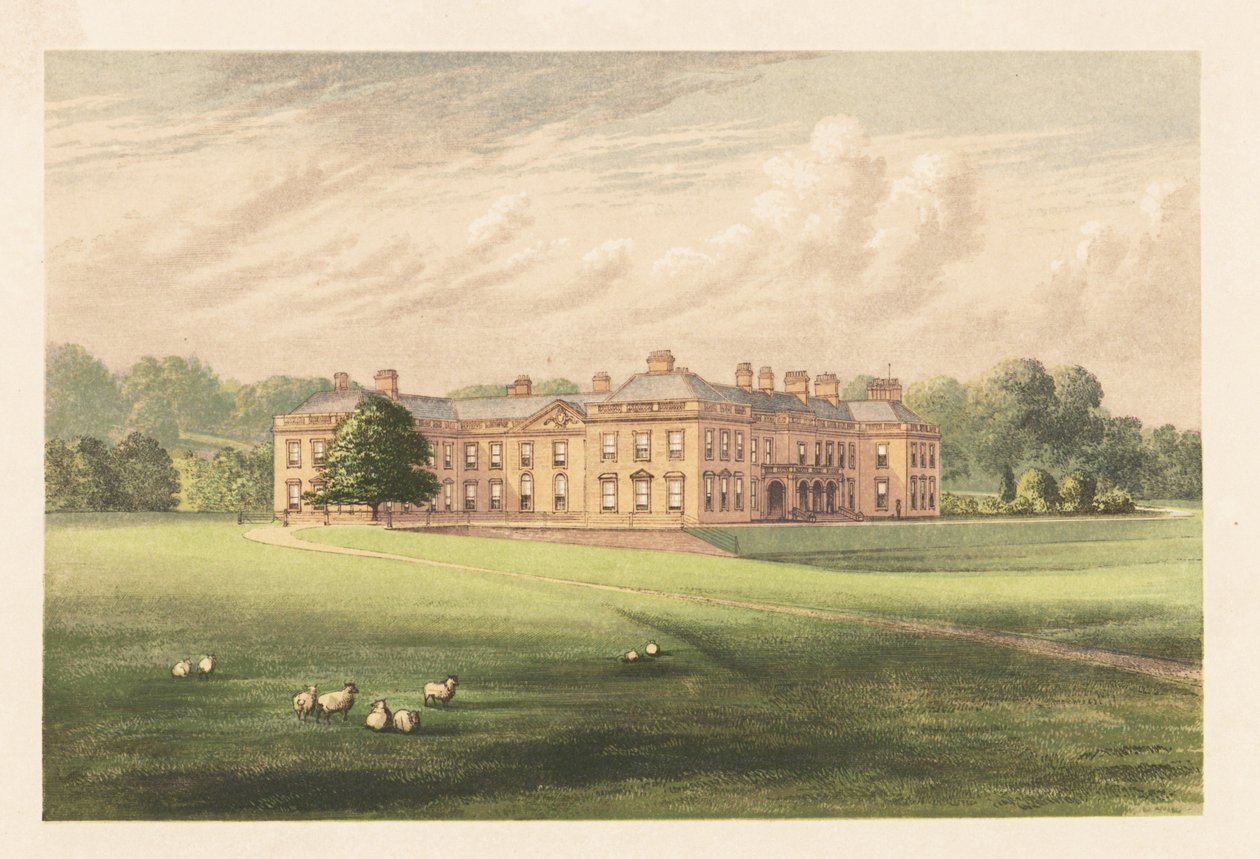 Holme Lacy, Herefordshire, England. af Alexander Francis (after) Lydon