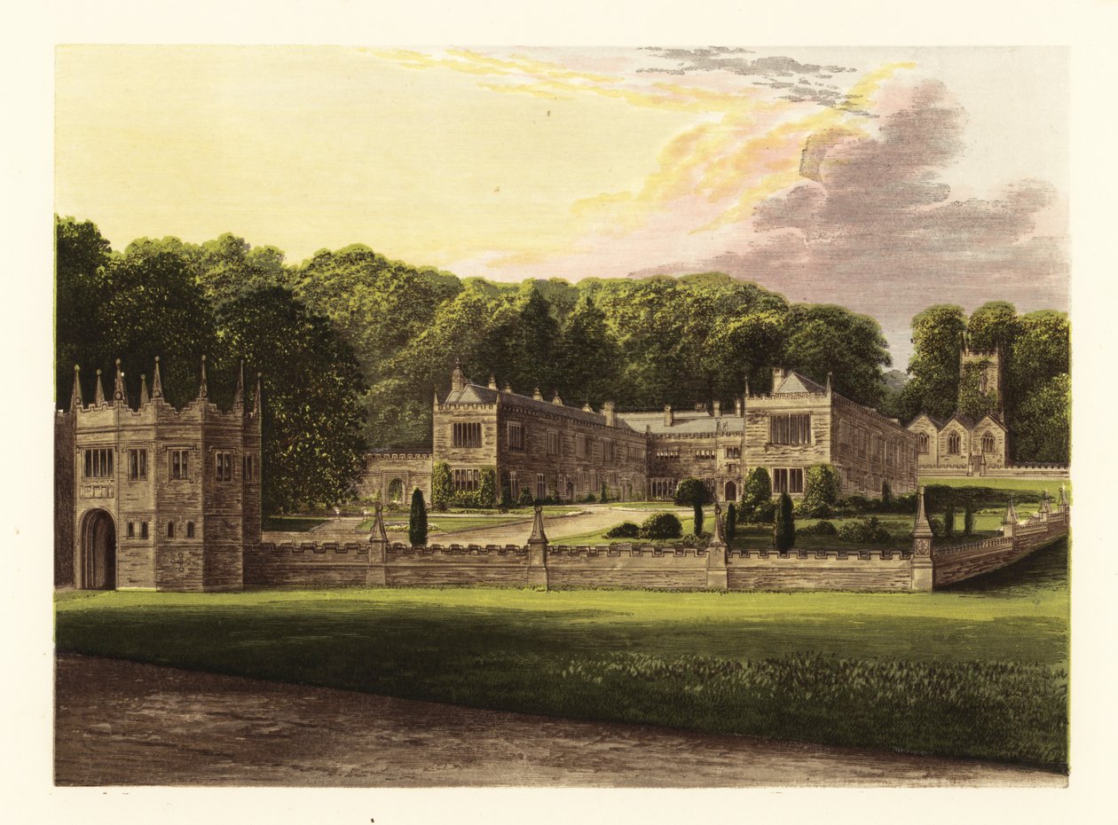 Lanhydrock House, Cornwall, England. af Alexander Francis (after) Lydon