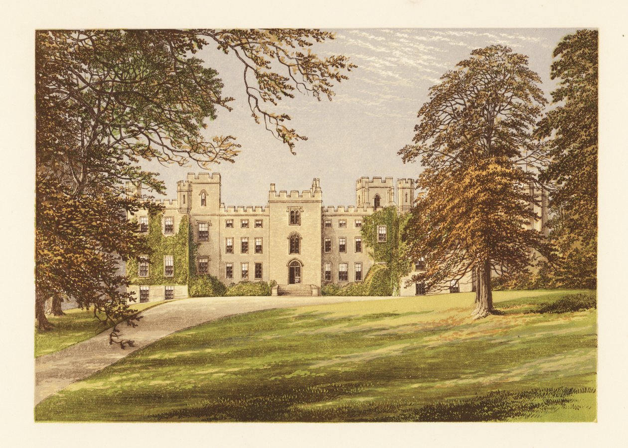 Mulgrave Castle, Yorkshire, England. af Alexander Francis (after) Lydon