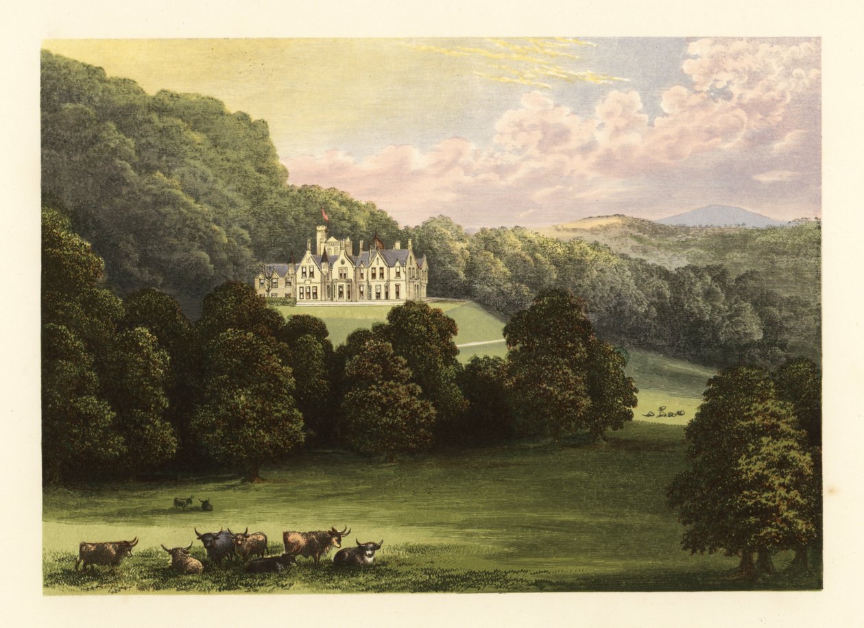 Philiphaugh, Selkirkshire, Skotland. af Alexander Francis (after) Lydon