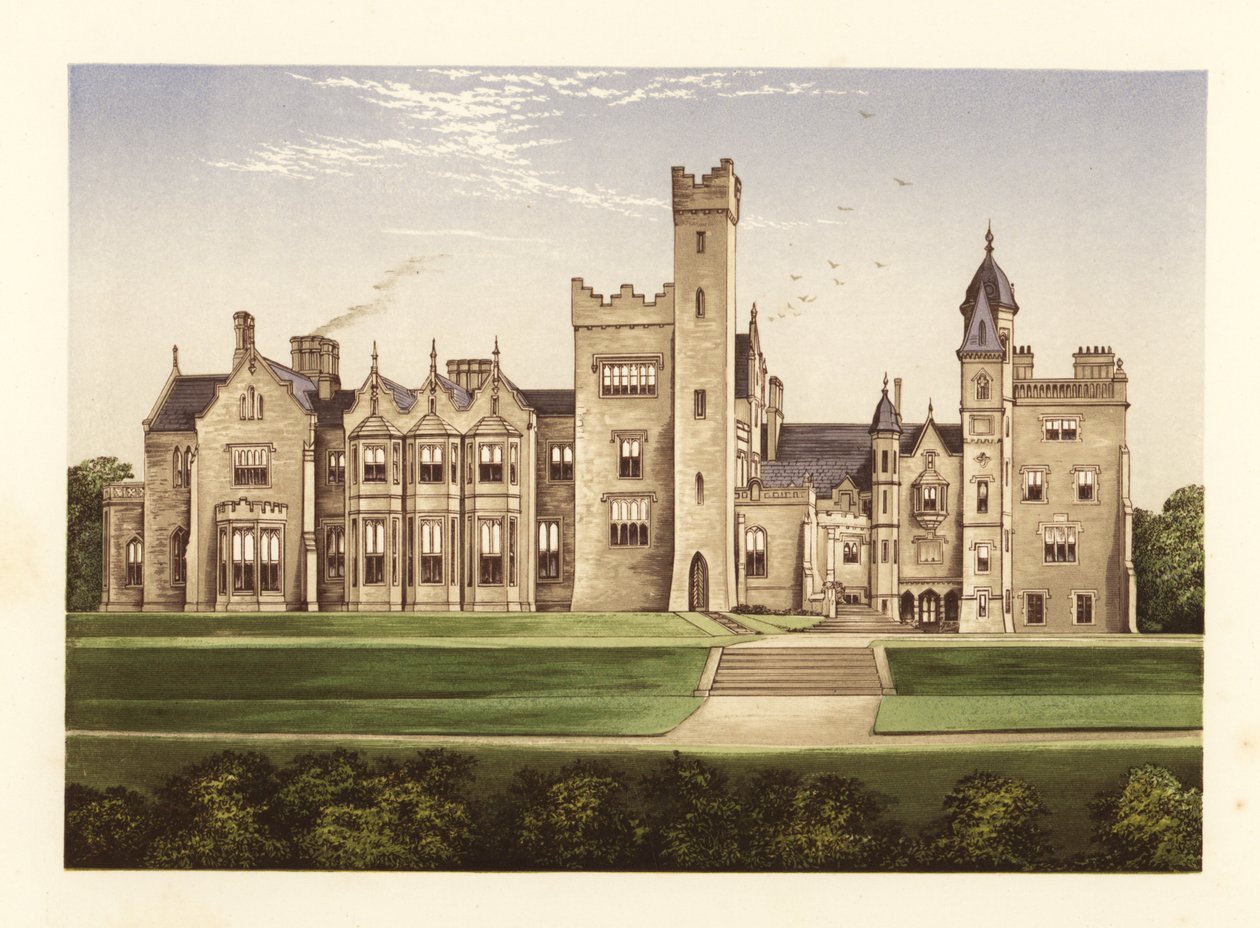 Rossmore Castle, County Monaghan, Irland. af Alexander Francis (after) Lydon