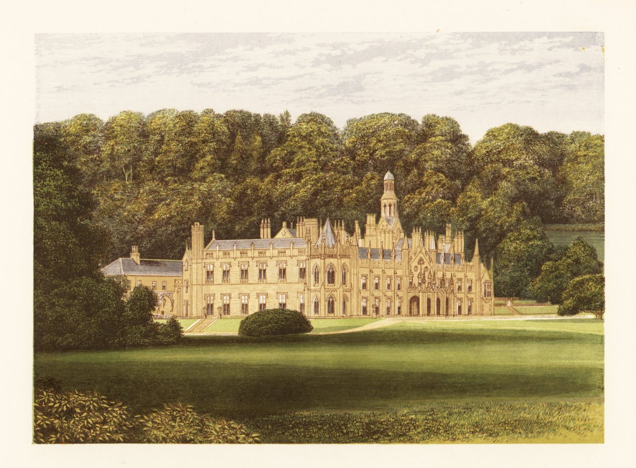 Shelton Abbey, County Wicklow, Irland. af Alexander Francis (after) Lydon