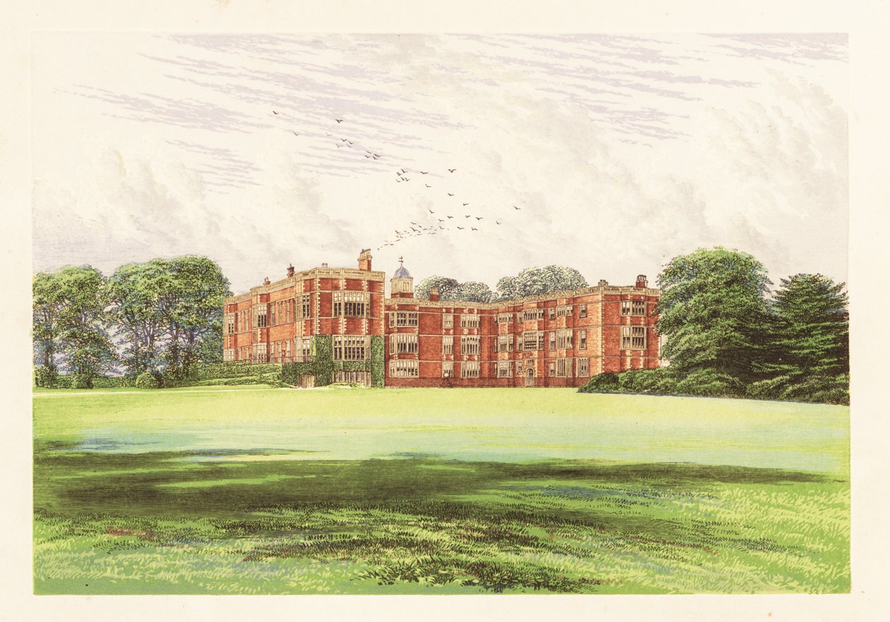 Temple Newsam, Yorkshire, England. ,1880 (gravering) af Alexander Francis (after) Lydon