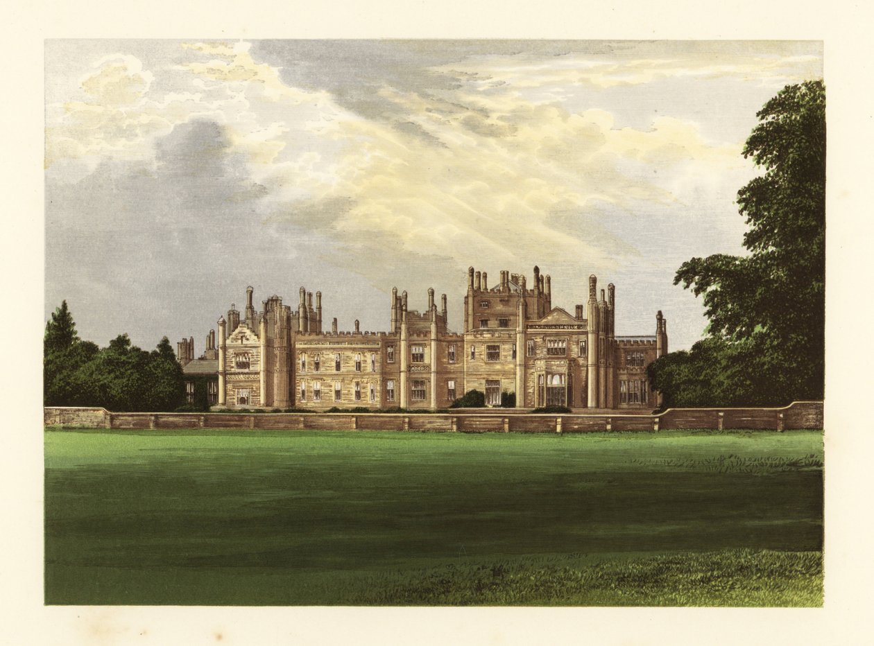 Tregothnan House, Cornwall, England. af Alexander Francis (after) Lydon