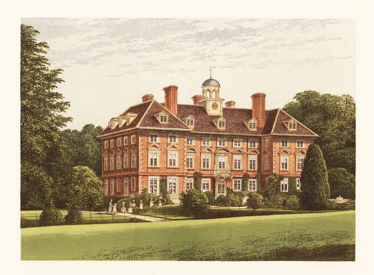 Tyttenhanger Park, Herefordshire, England. af Alexander Francis (after) Lydon