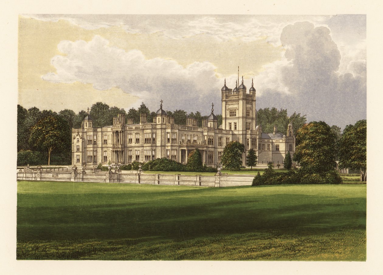 Underley Hall, Cumbria, England. af Alexander Francis (after) Lydon