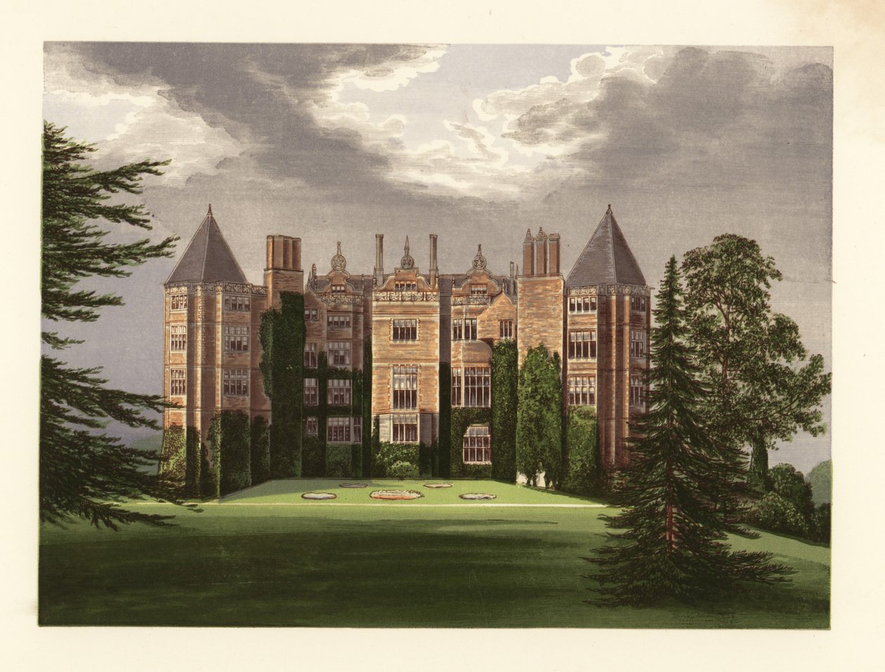 Westwood Park, Worcestershire, England. af Alexander Francis (after) Lydon